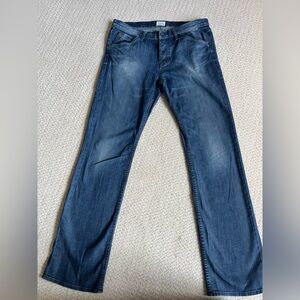 Men’s Hudson Blue Denim Jeans size 34